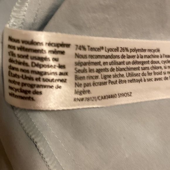 Eileen Fisher T-Shirth  Dress in Cornflowers - Picture 11 of 11